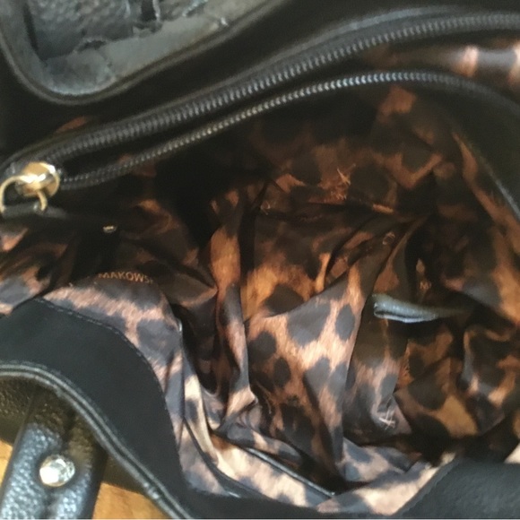 Makowsky Black Leather Bag - Picture 6 of 7